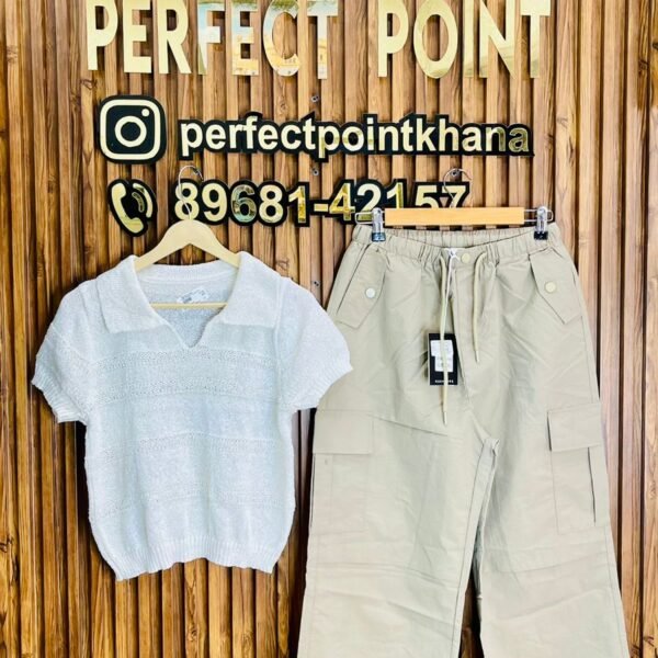 Towel Fabric Tops with Cargo