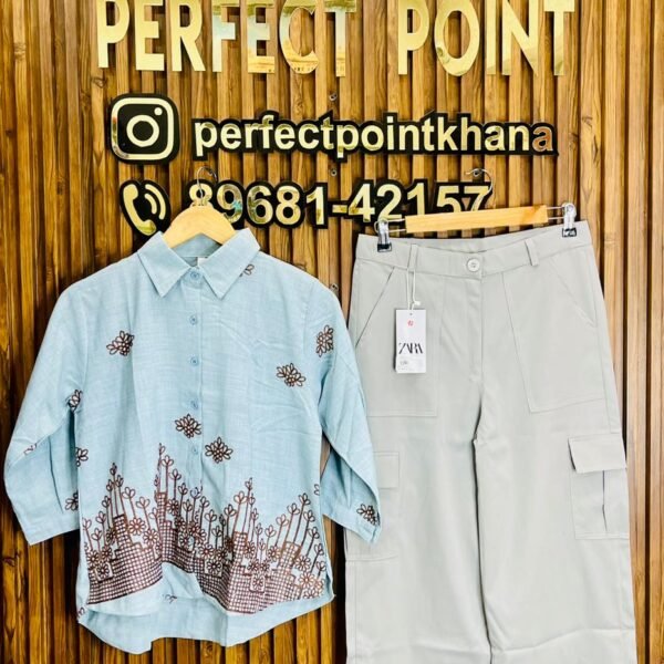 Cargo With Embroidery Set