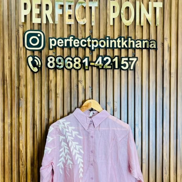 One Sided Emboydri Top
