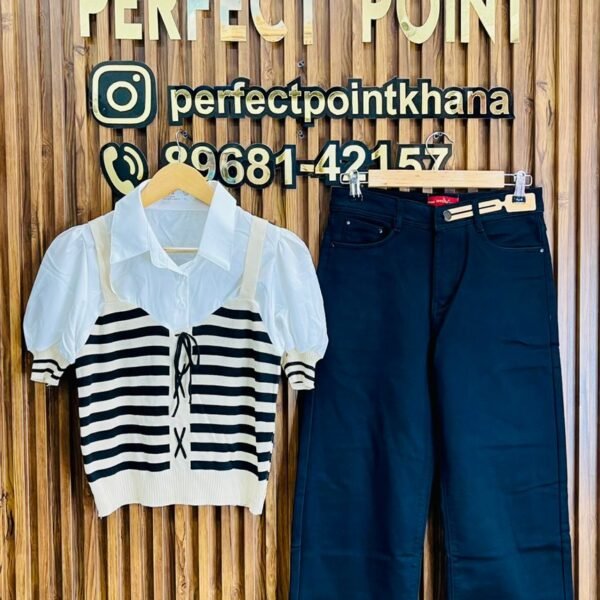 Galace Tops With Jeans