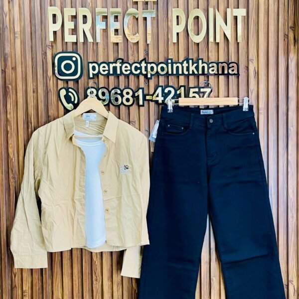 Two Pc Tops With Straight Jeans